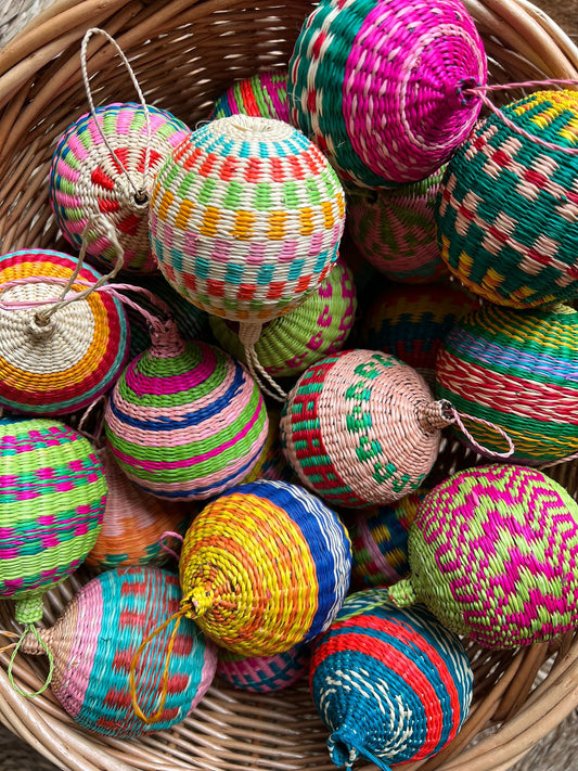 Colourful Rattan Bauble