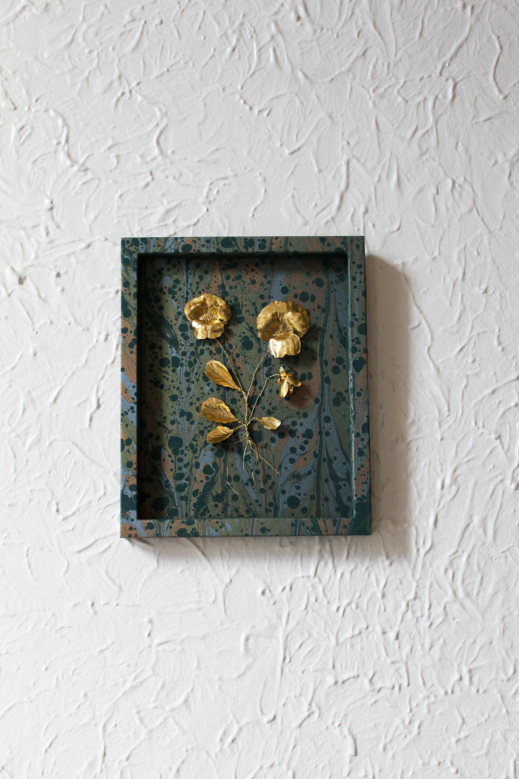 Brass 'Winter Pansies' by Fiona McDougall 2023