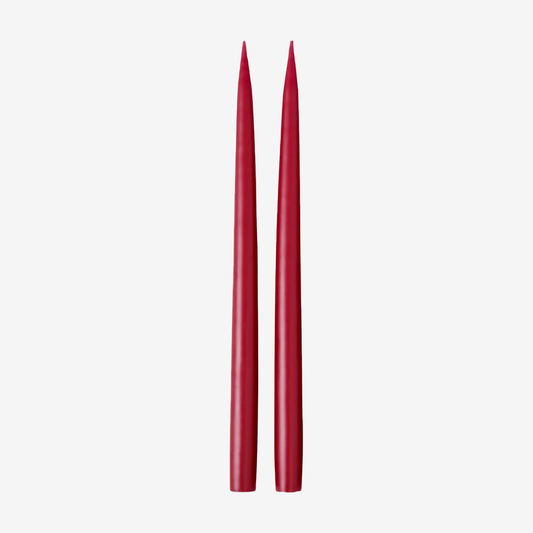 Taper Candles - Burgundy