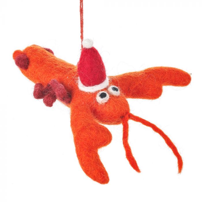 Felt Lobster Hanging Decoration