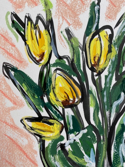 'Splatter Tulips' by Rachel Bottomley 2022