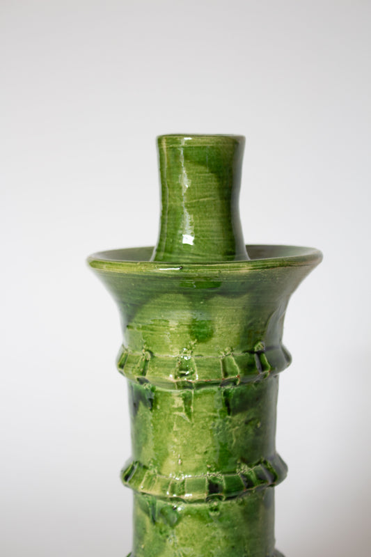 Green Tamegroute Candle Holder