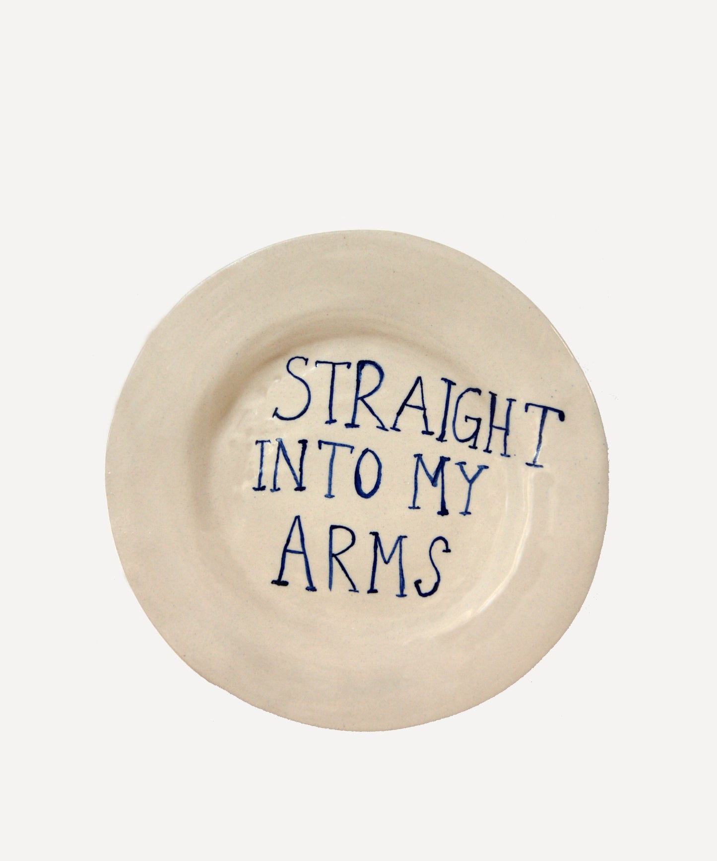 Straight Into My Arms Plate