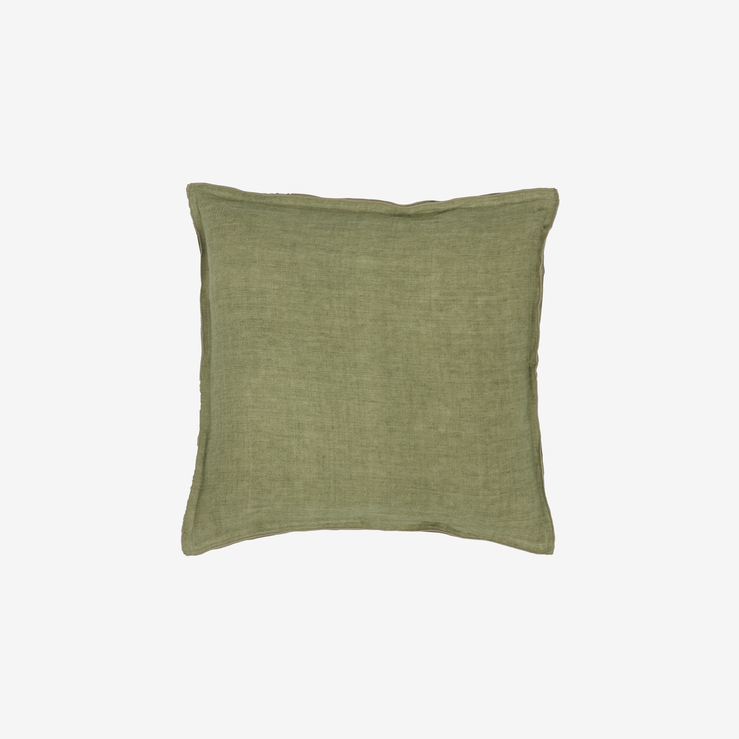 Linen Cushion Cover - Olive